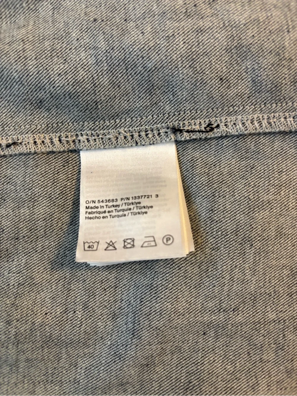 COS Dark Blue Denim Mini Skirt - Picture 10 of 12